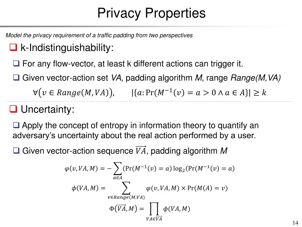 privacy properties