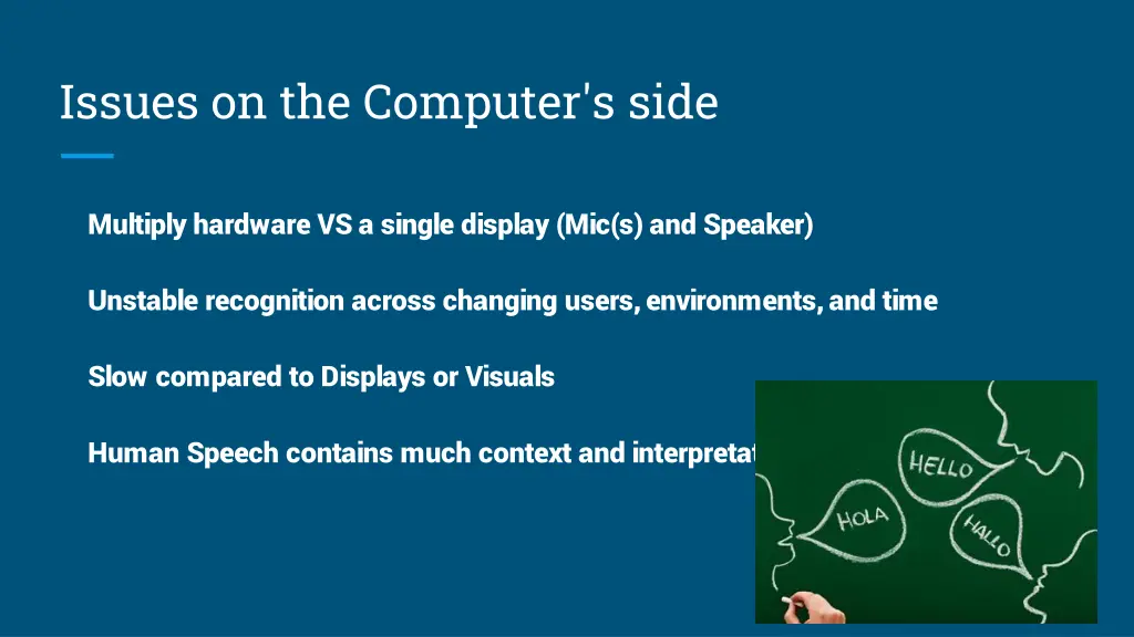 issues on the computer s side