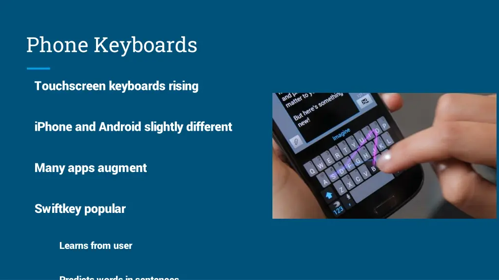 phone keyboards