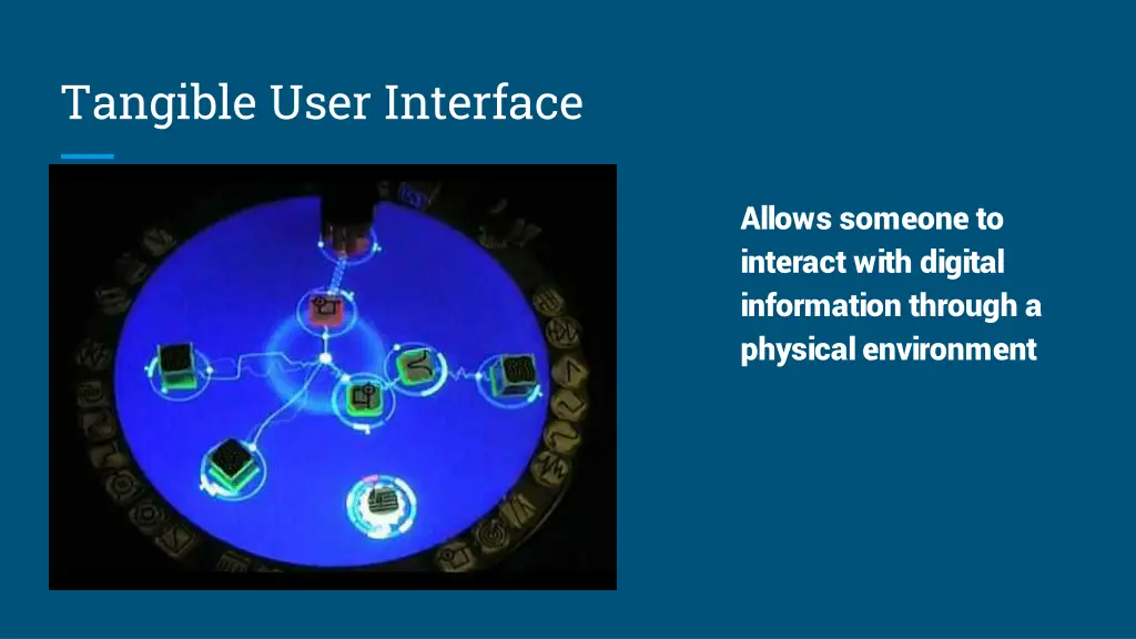 tangible user interface