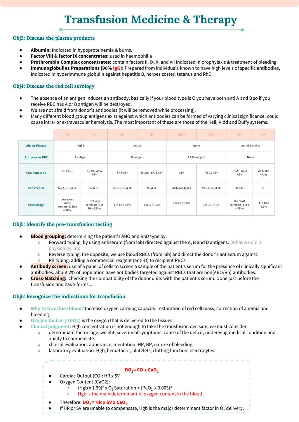 transfusion medicine therapy 1