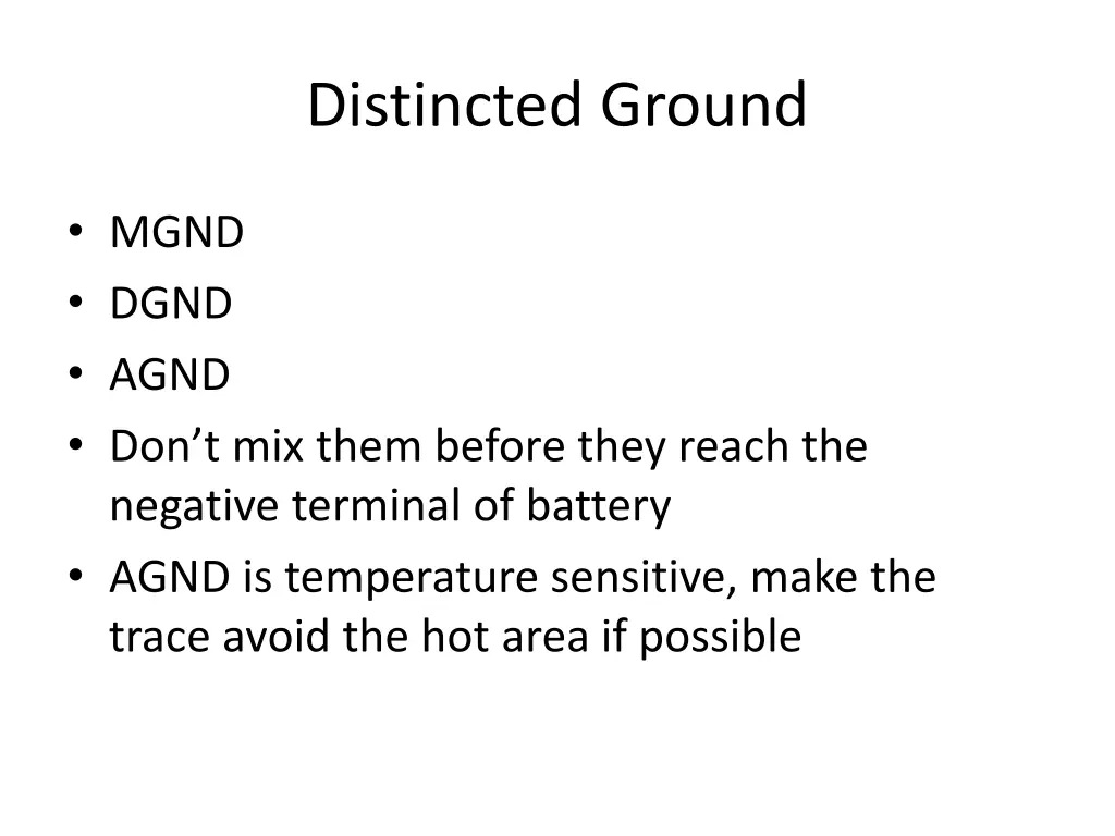 distincted ground