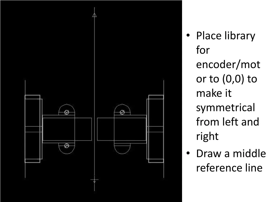 place library for encoder mot or to 0 0 to make