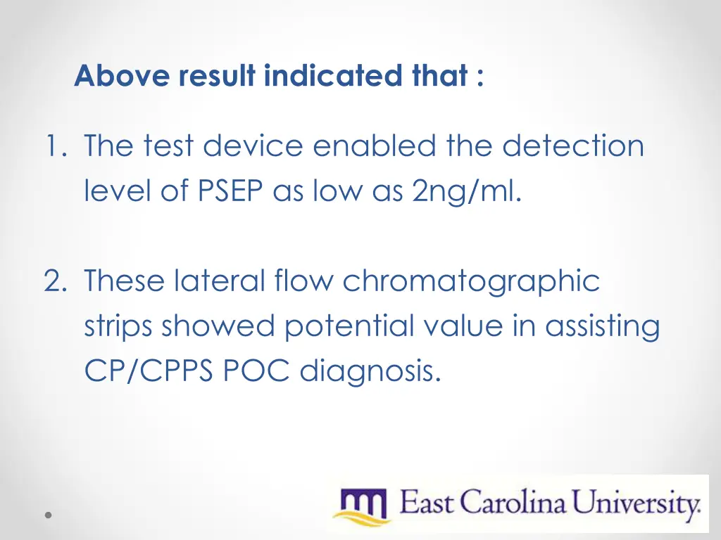 above result indicated that