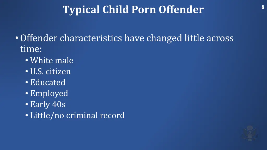 typical child porn offender