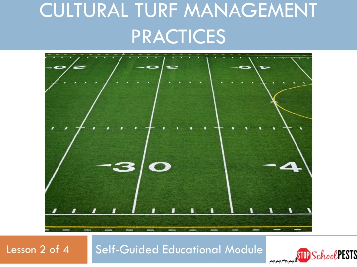 cultural turf management practices