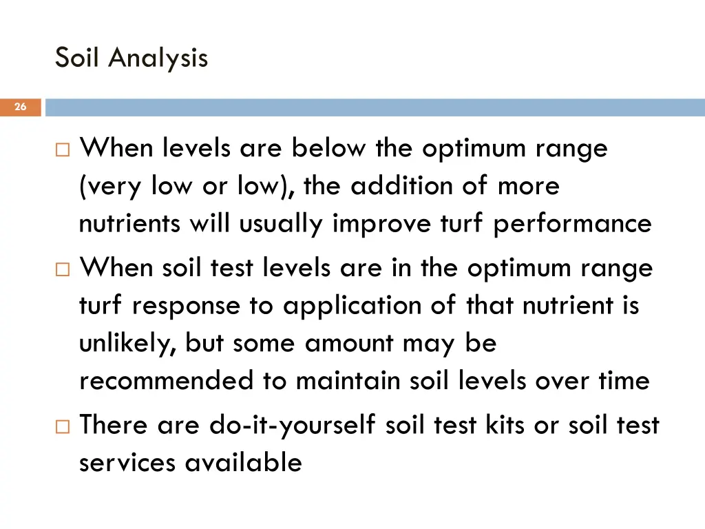 soil analysis 6