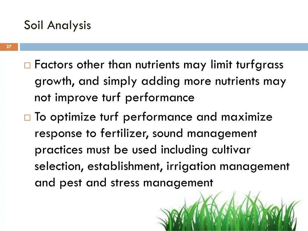 soil analysis 7