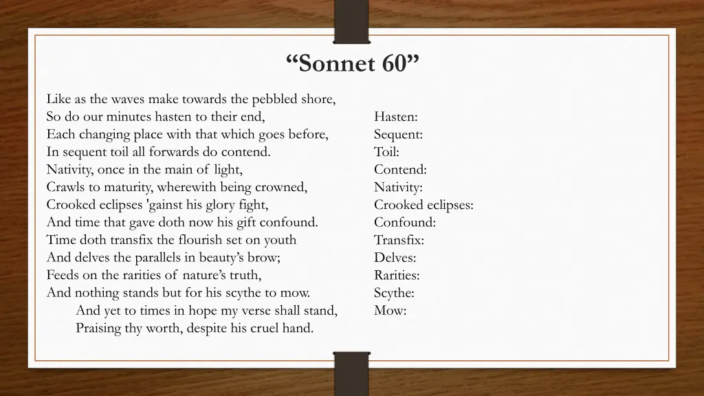 sonnet 60