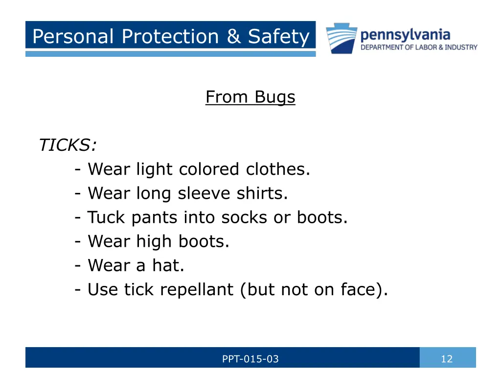 personal protection safety 2