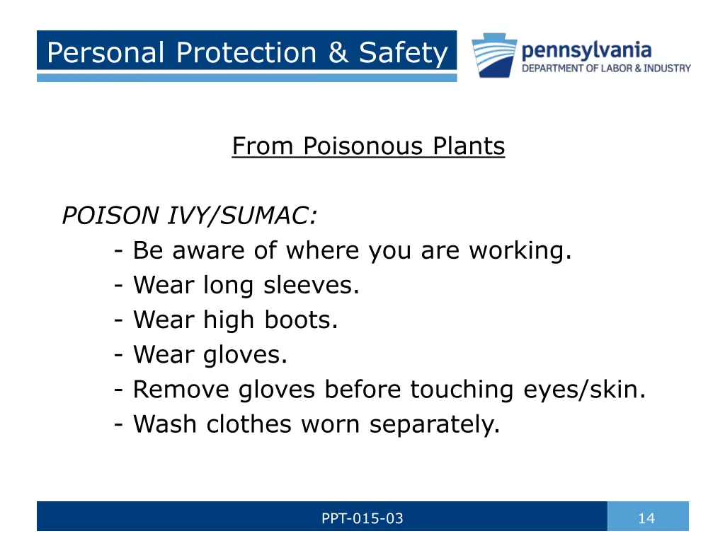 personal protection safety 4