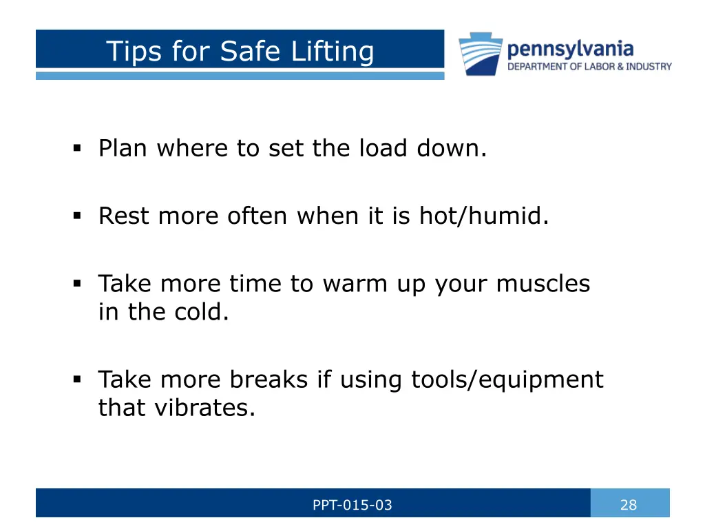 tips for safe lifting 2