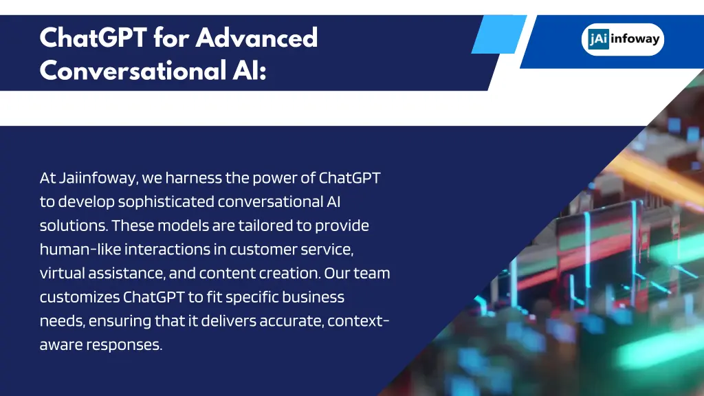 chatgpt for advanced conversational ai