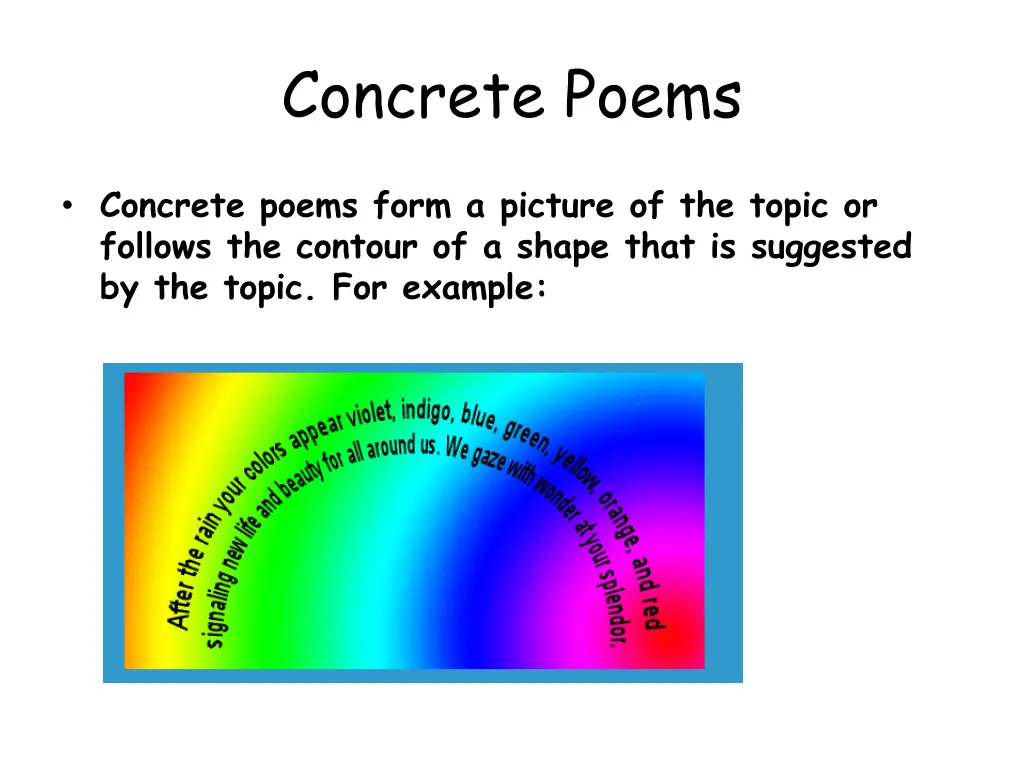 concrete poems