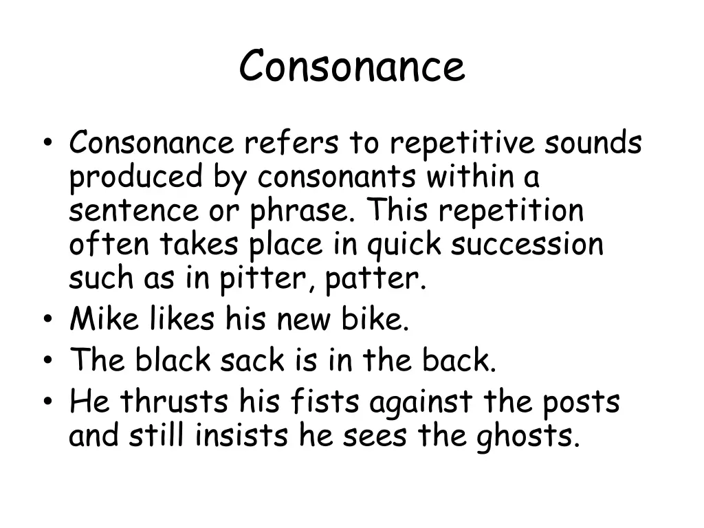 consonance