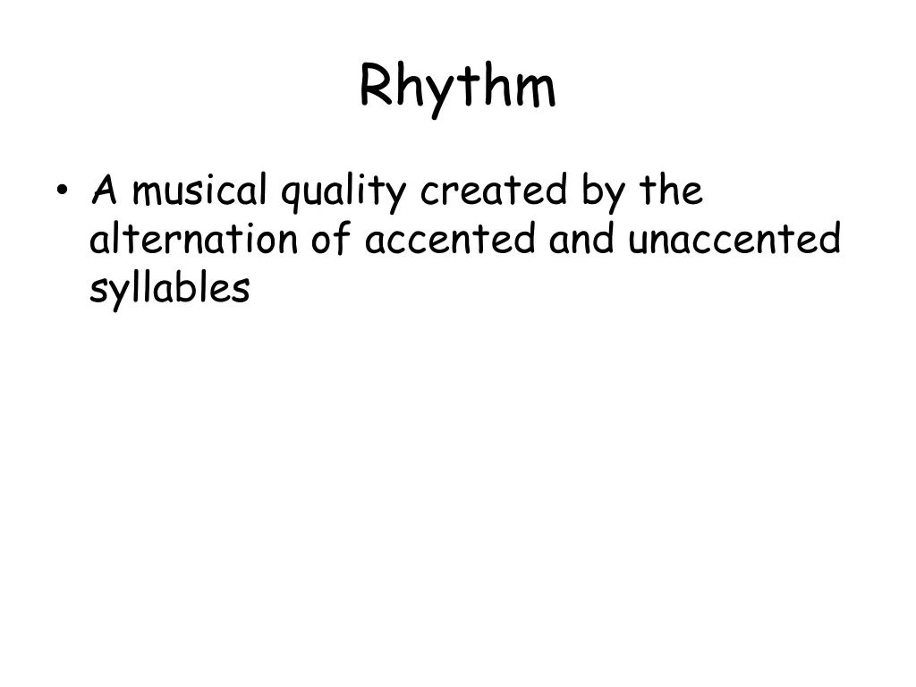 rhythm