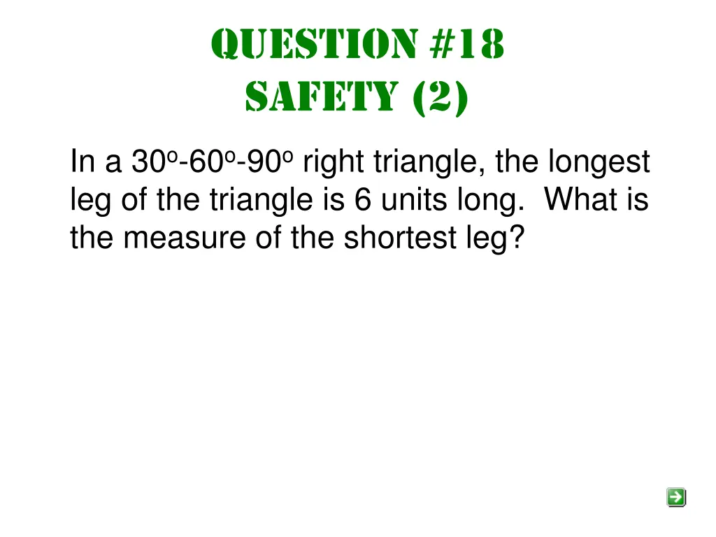 question 18 safety 2