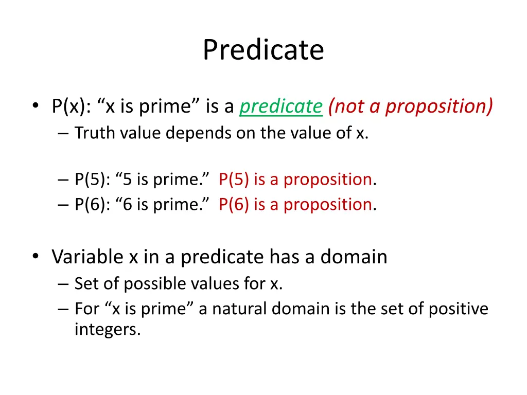 predicate