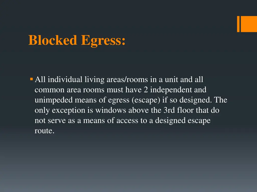 blocked egress