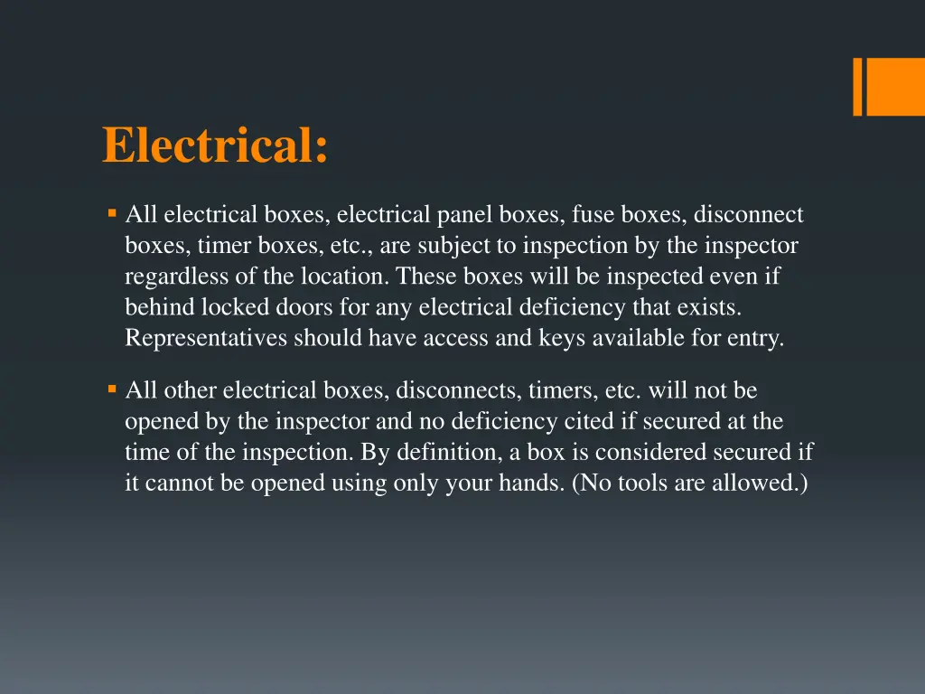 electrical