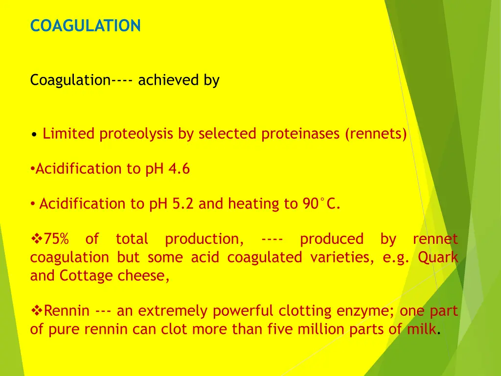 coagulation