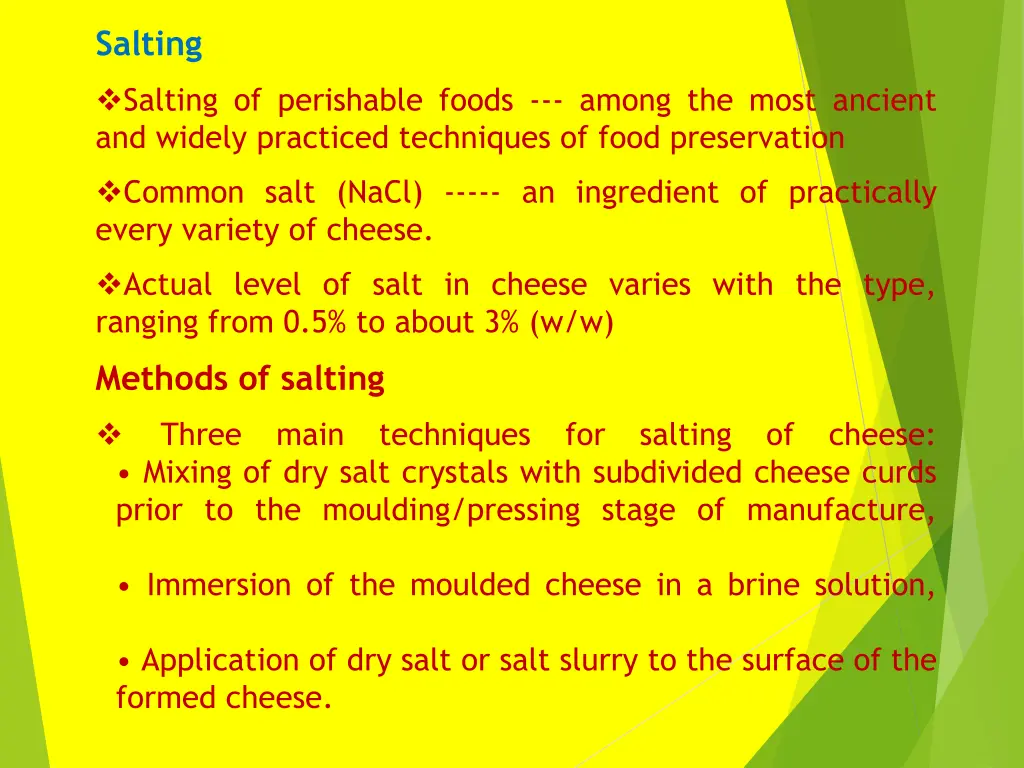 salting