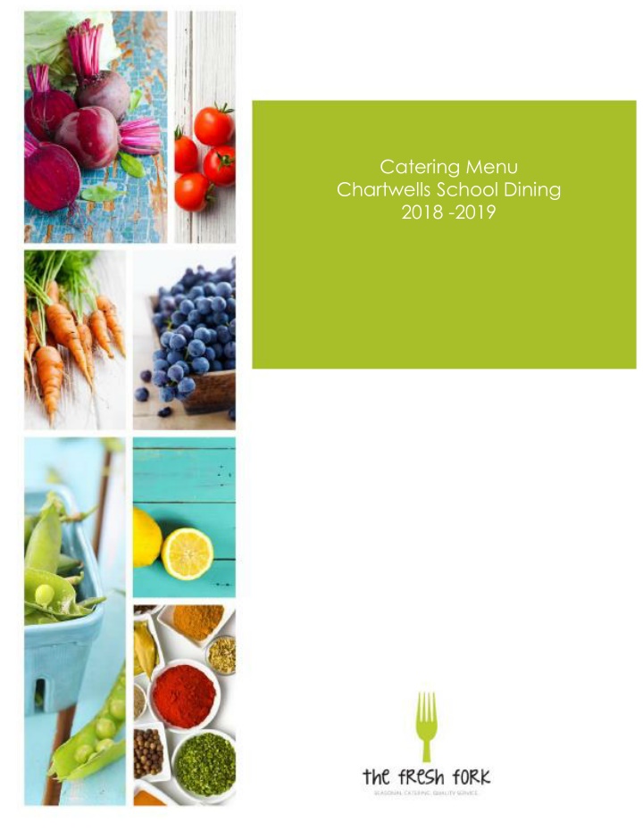 catering menu chartwells school dining 2018 2019