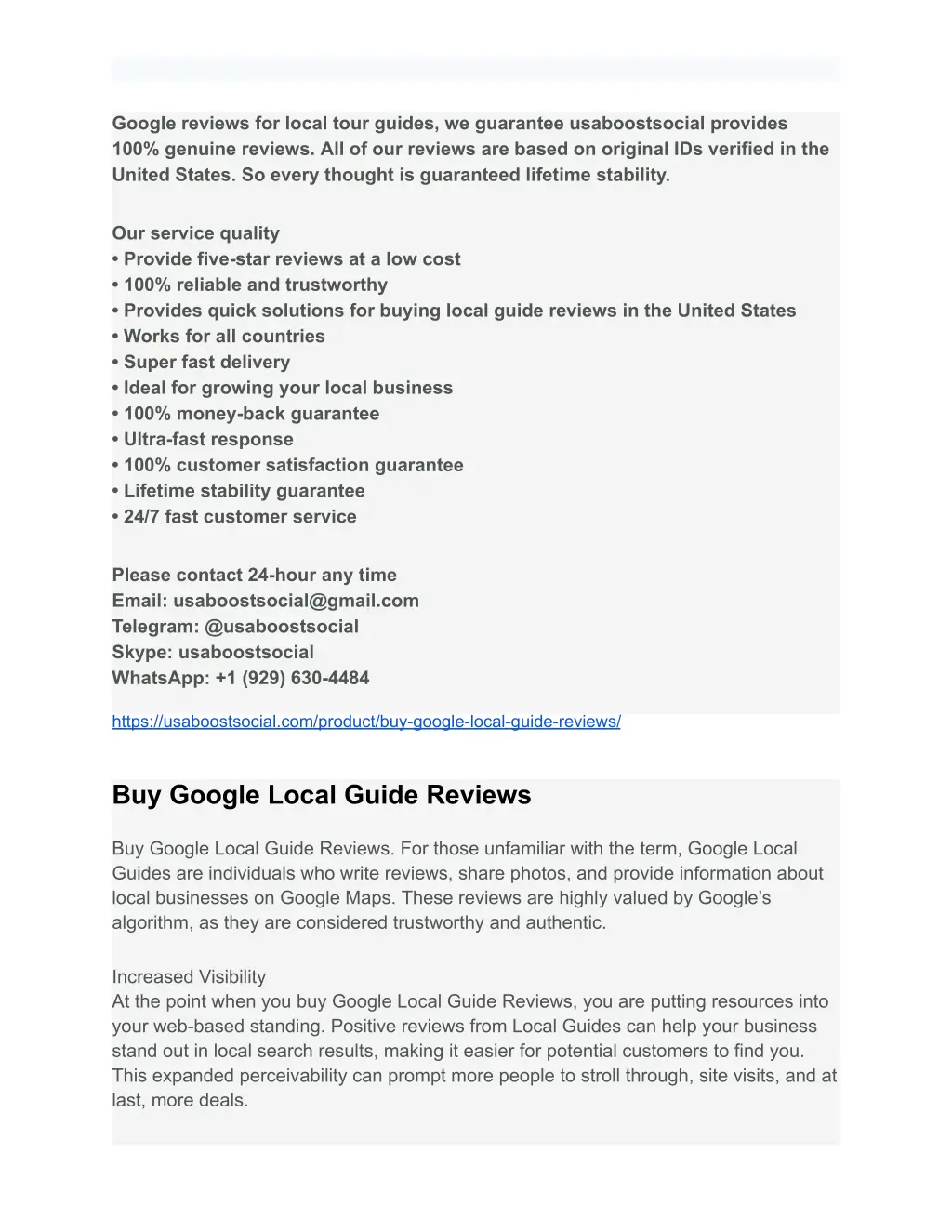 google reviews for local tour guides we guarantee