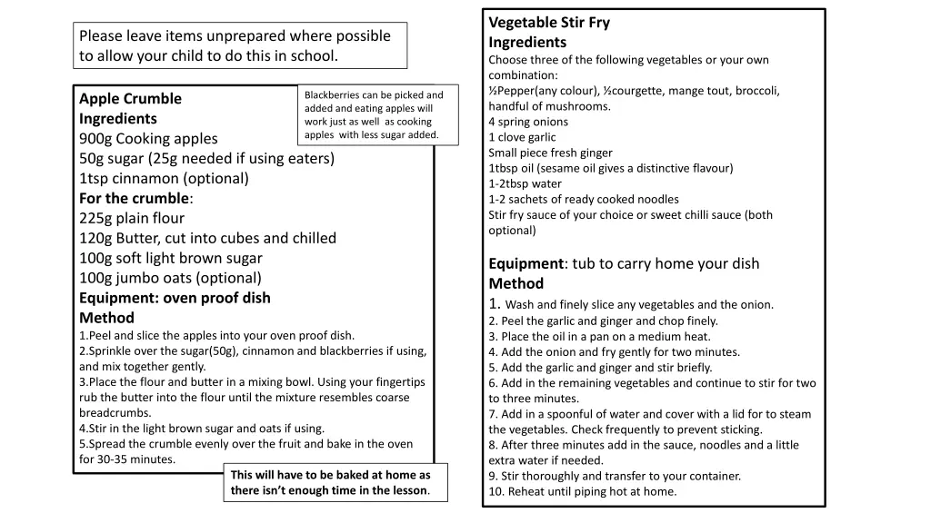 vegetable stir fry ingredients choose three