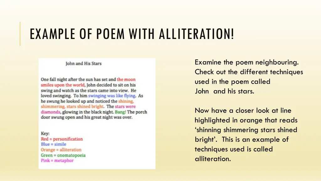 example of poem with alliteration