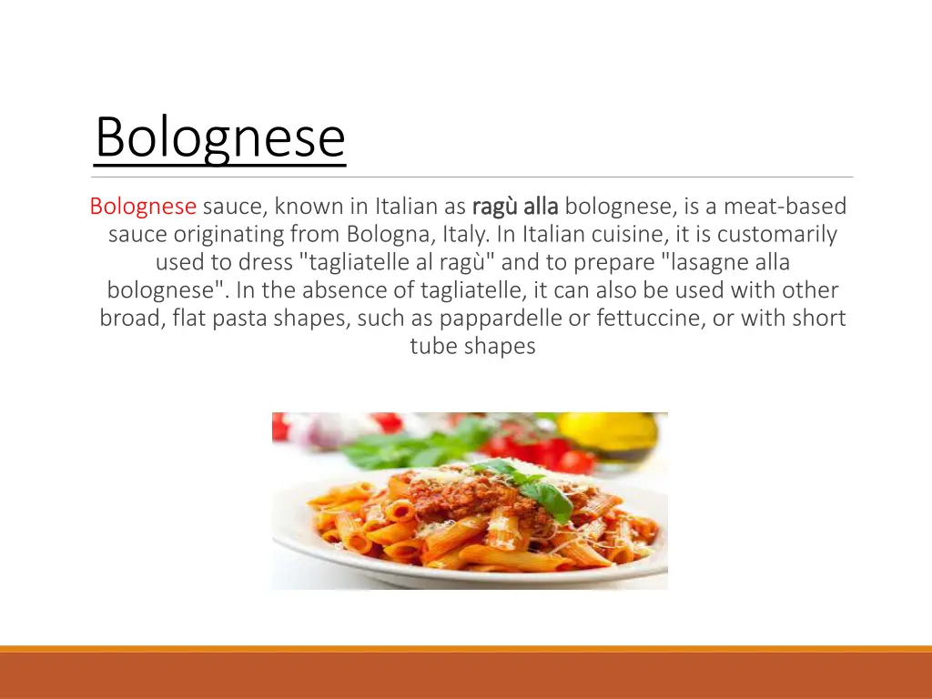 bolognese