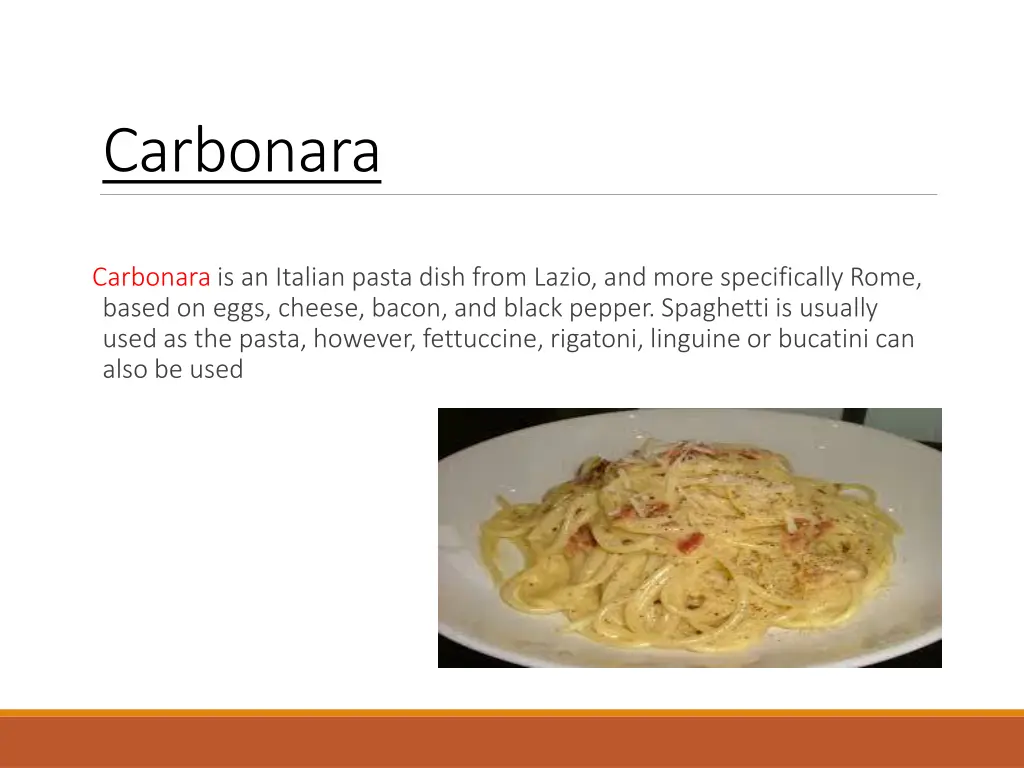 carbonara