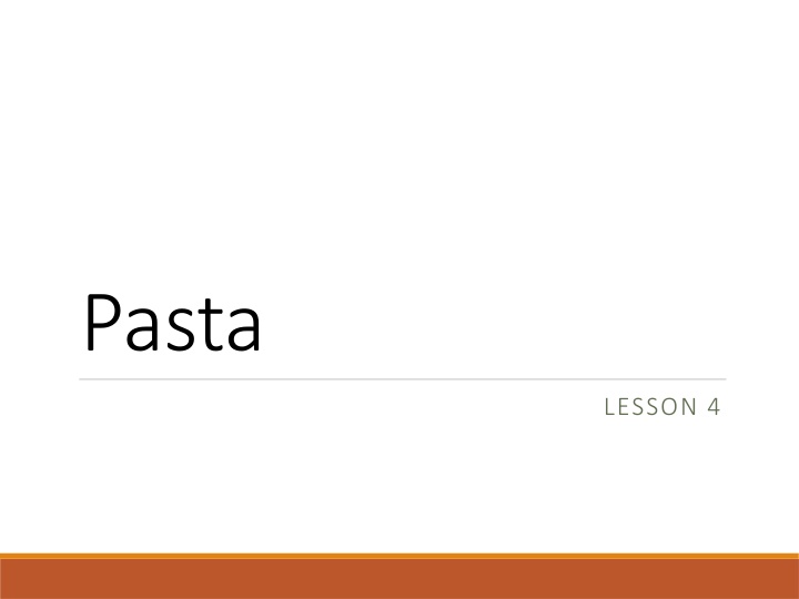 pasta