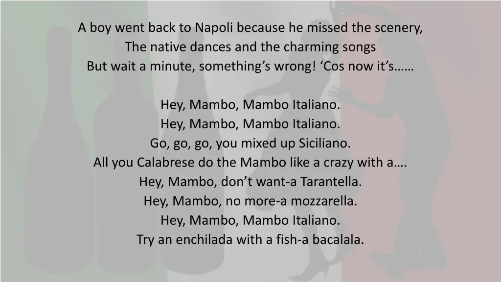 a boy went back to napoli because he missed