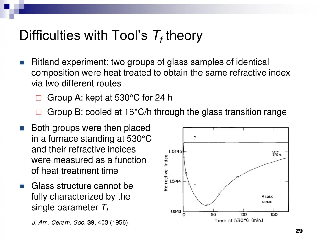 difficulties with tool s t f theory