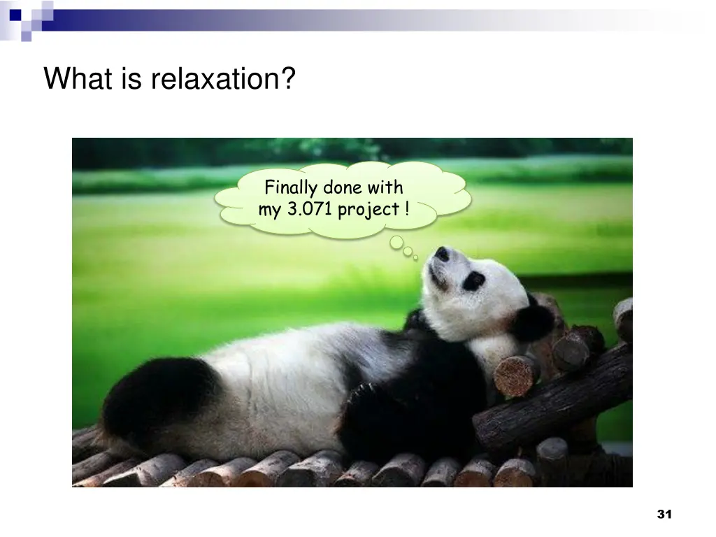 what is relaxation