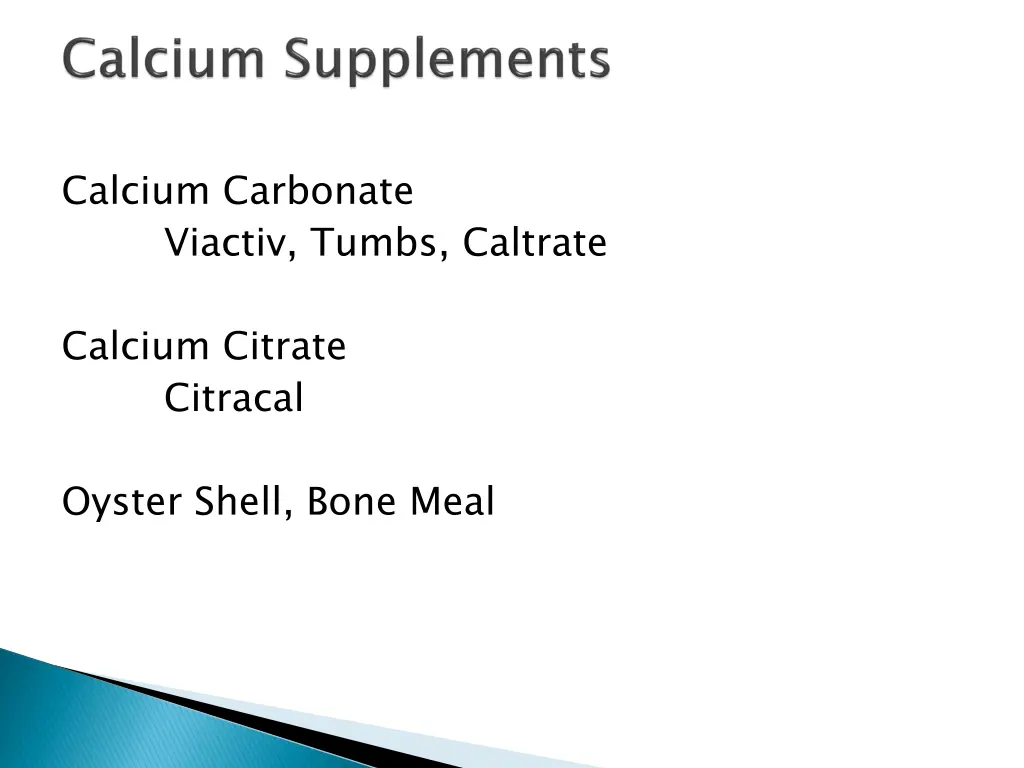 calcium carbonate