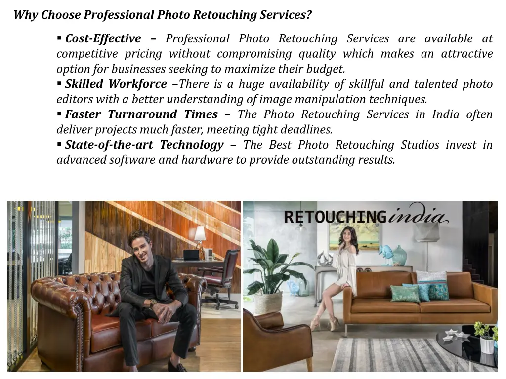 why choose professional photo retouching services