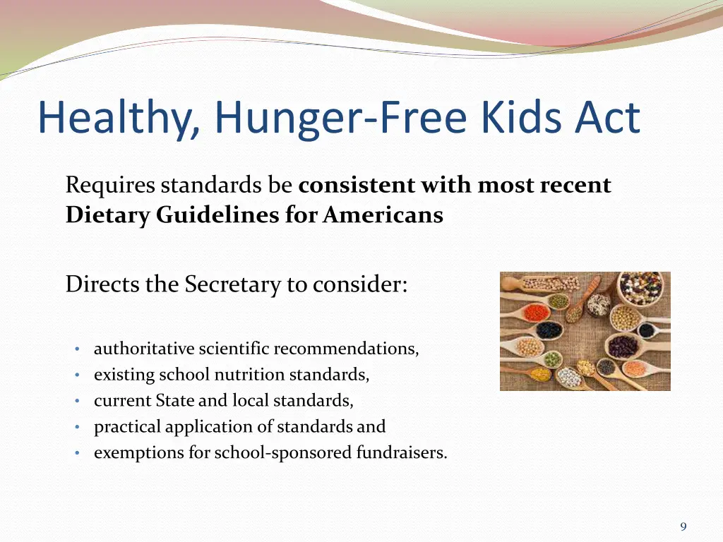 healthy hunger free kids act 1