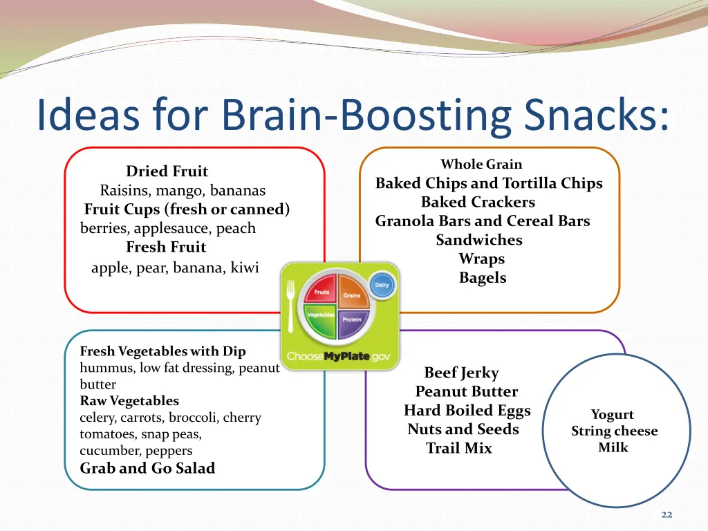 ideas for brain boosting snacks