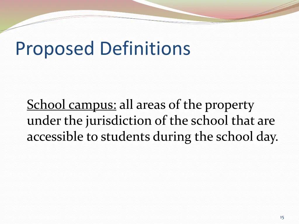 proposed definitions 1