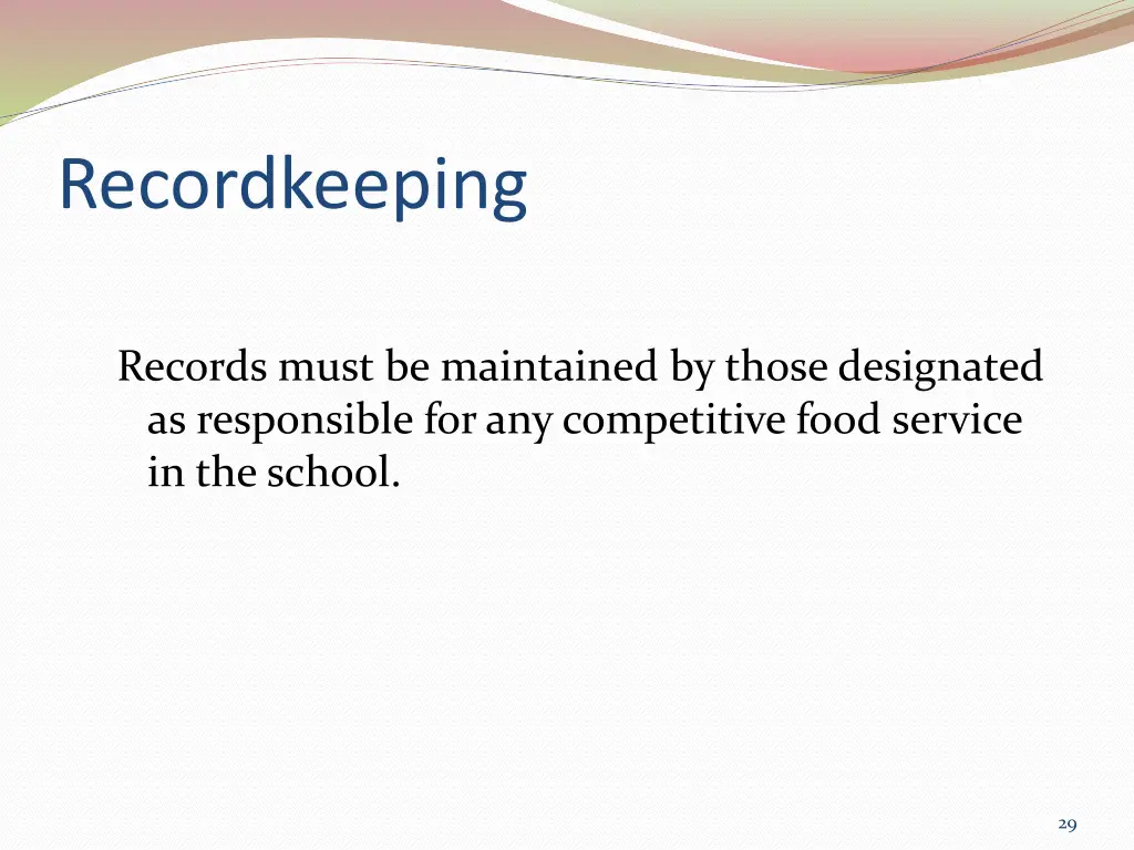 recordkeeping