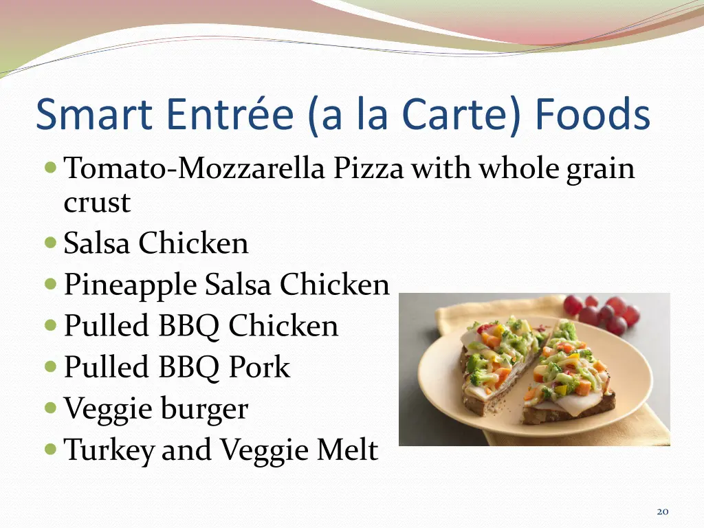 smart entr e a la carte foods tomato mozzarella