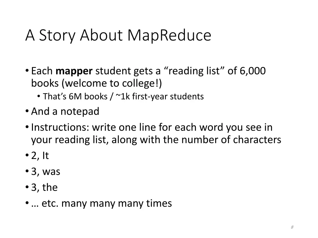 a story about mapreduce 3