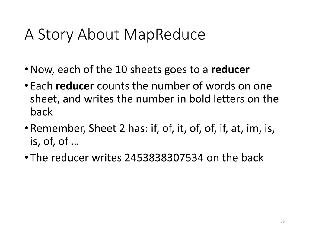 a story about mapreduce 5