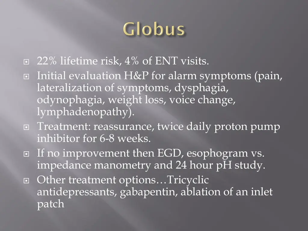 22 lifetime risk 4 of ent visits initial