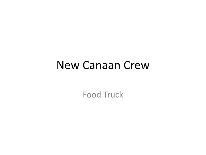 new canaan crew