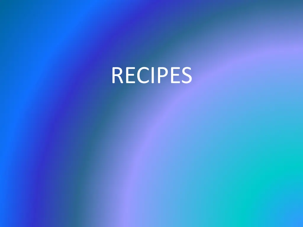 recipes