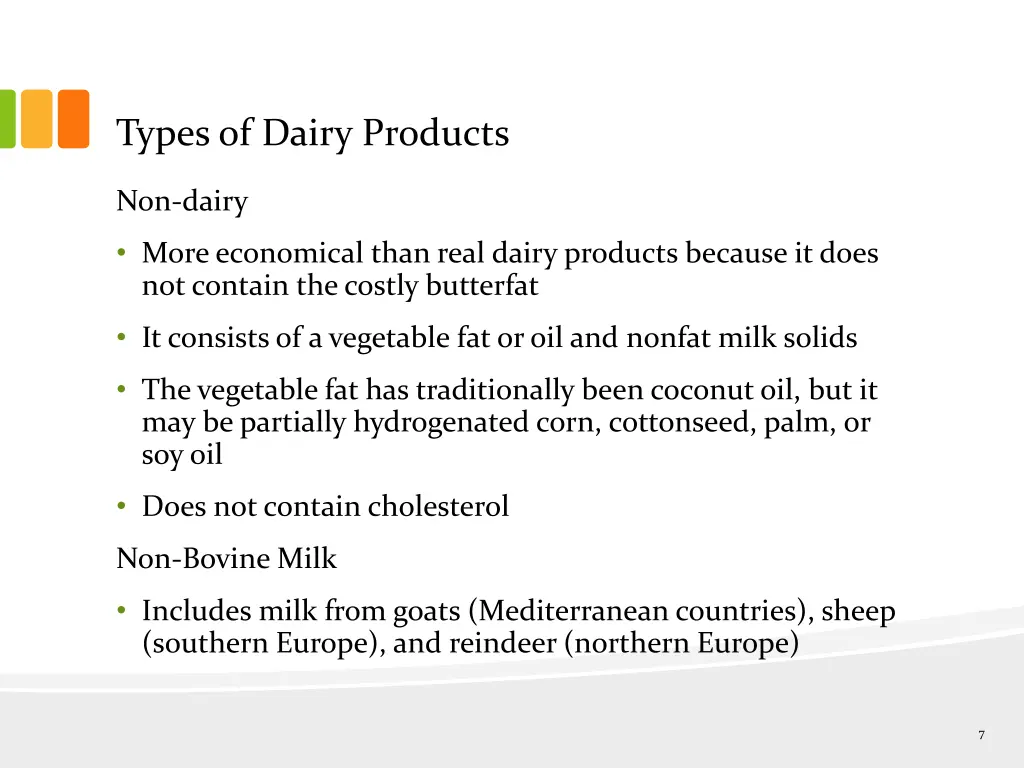 types of dairy products 2