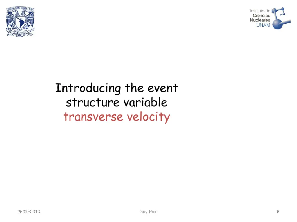 introducing the event structure variable